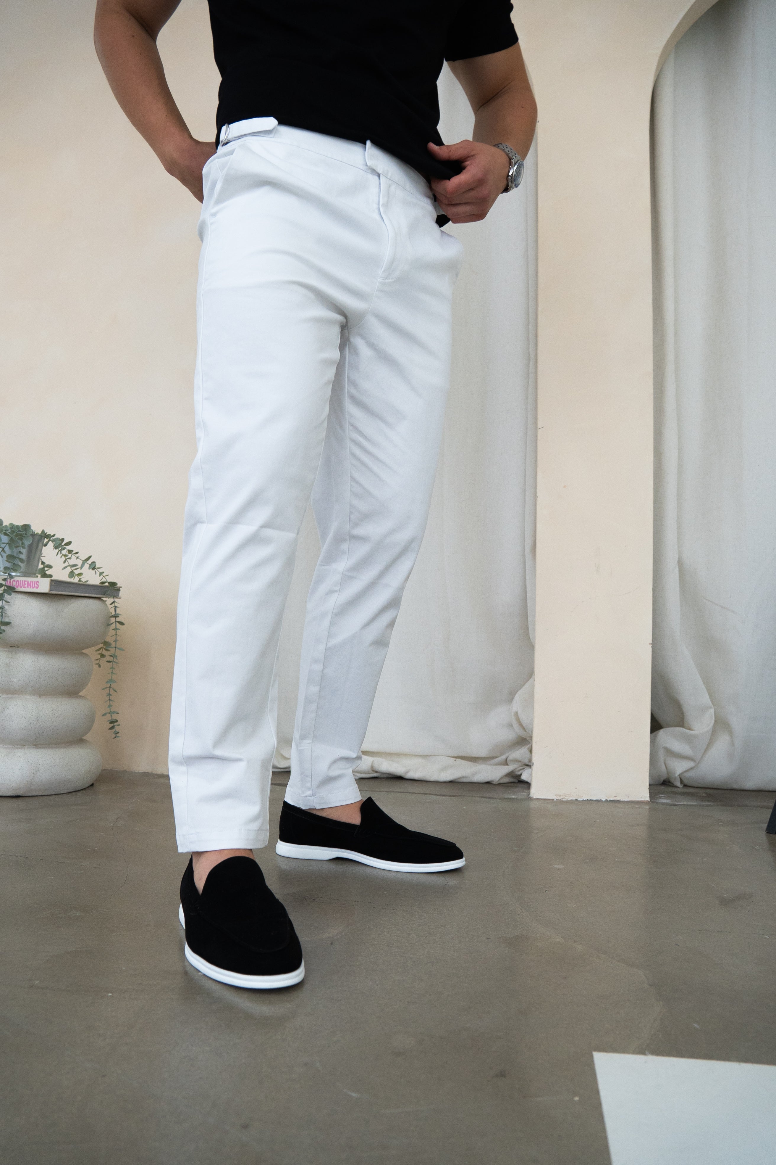 Bellagio Chinos – Beyaz