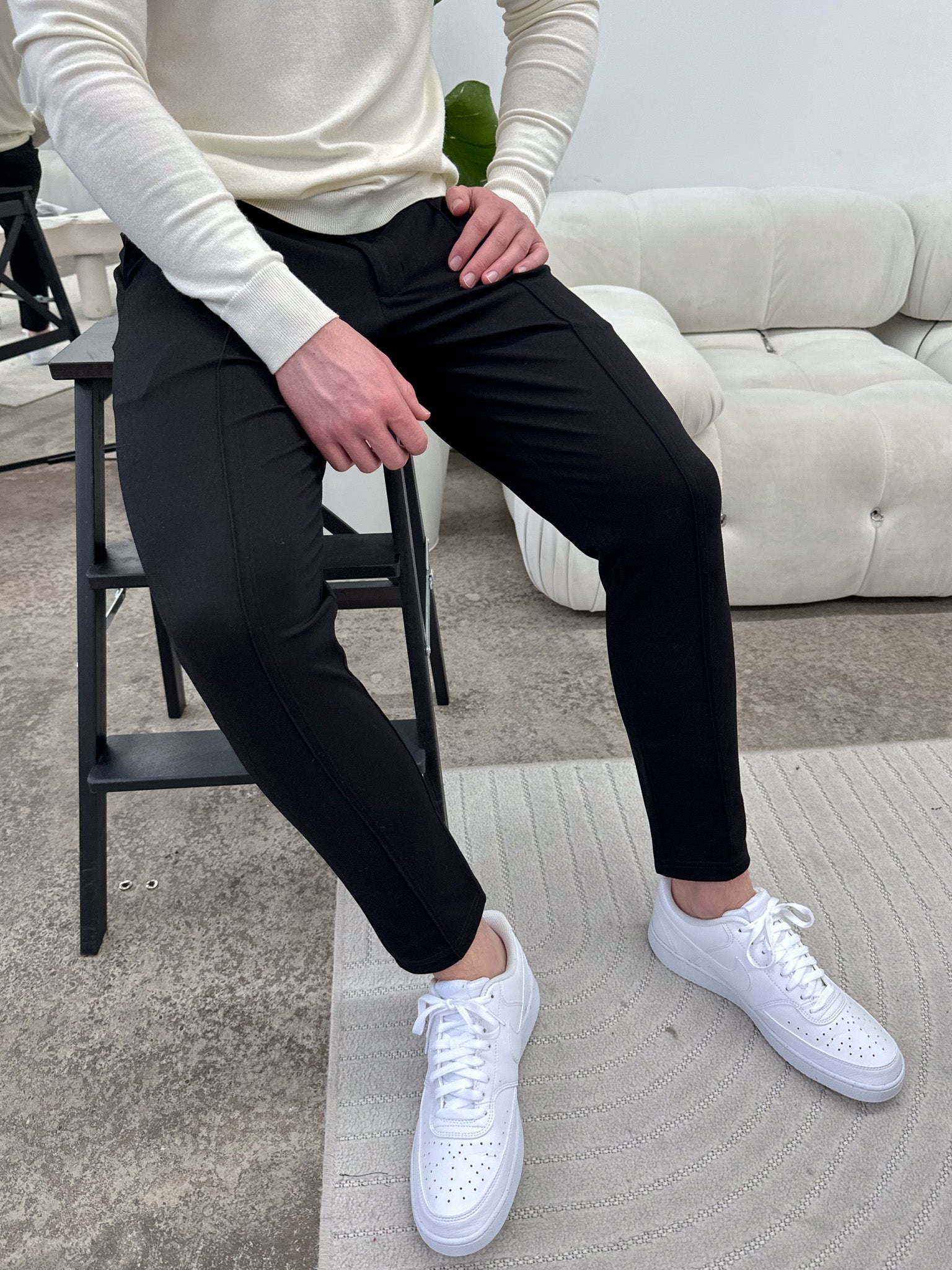 Capone Luxe Pantolon - Siyah