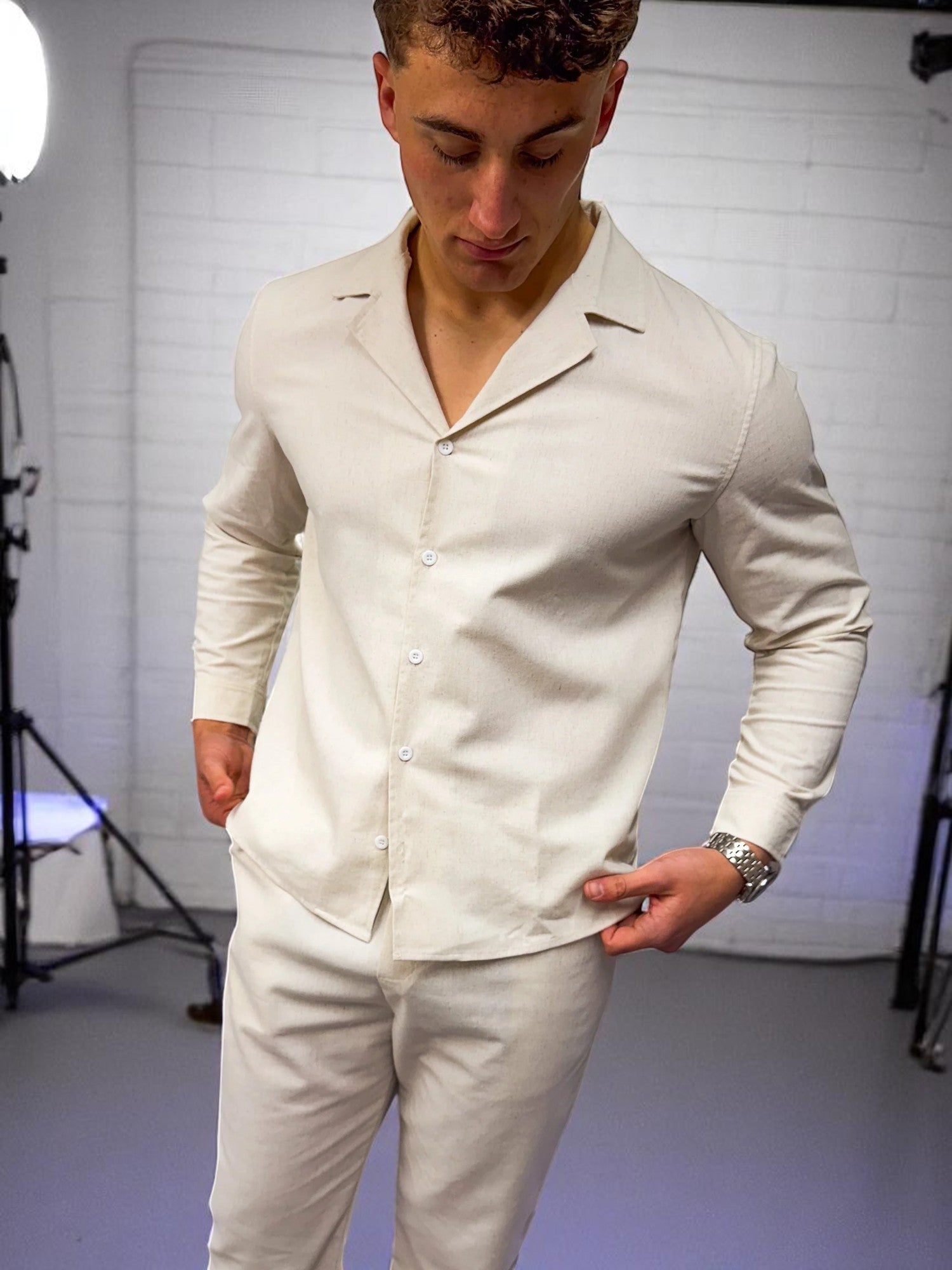 Keten Gömlek - Yulaf