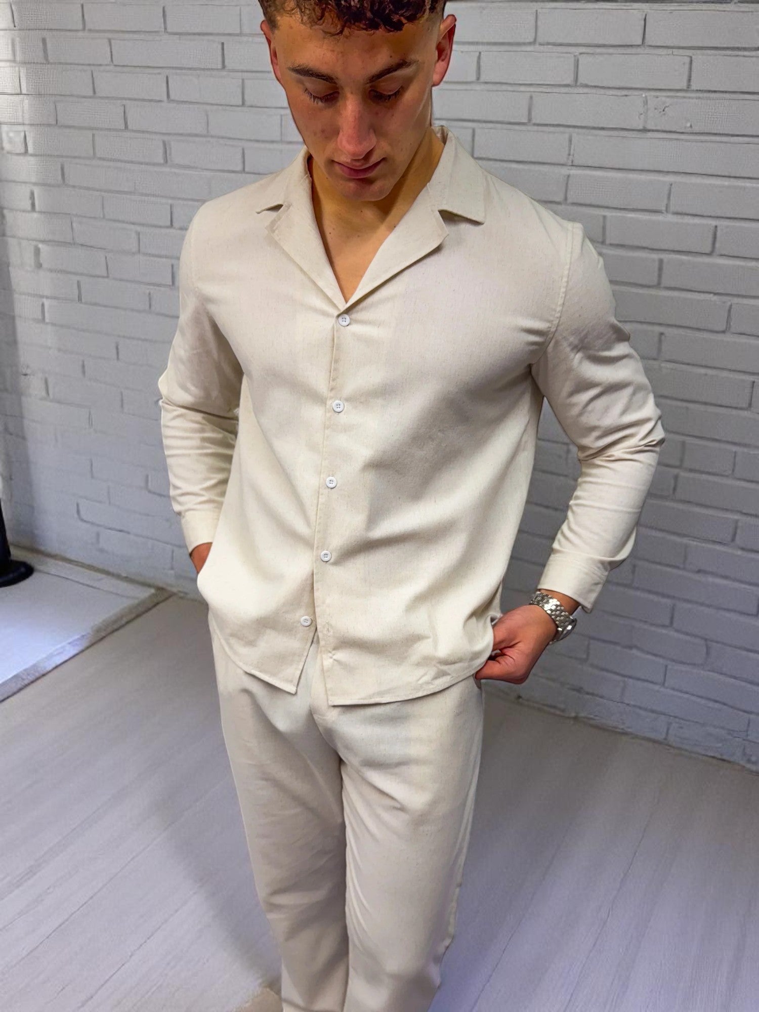 Keten Gömlek - Yulaf