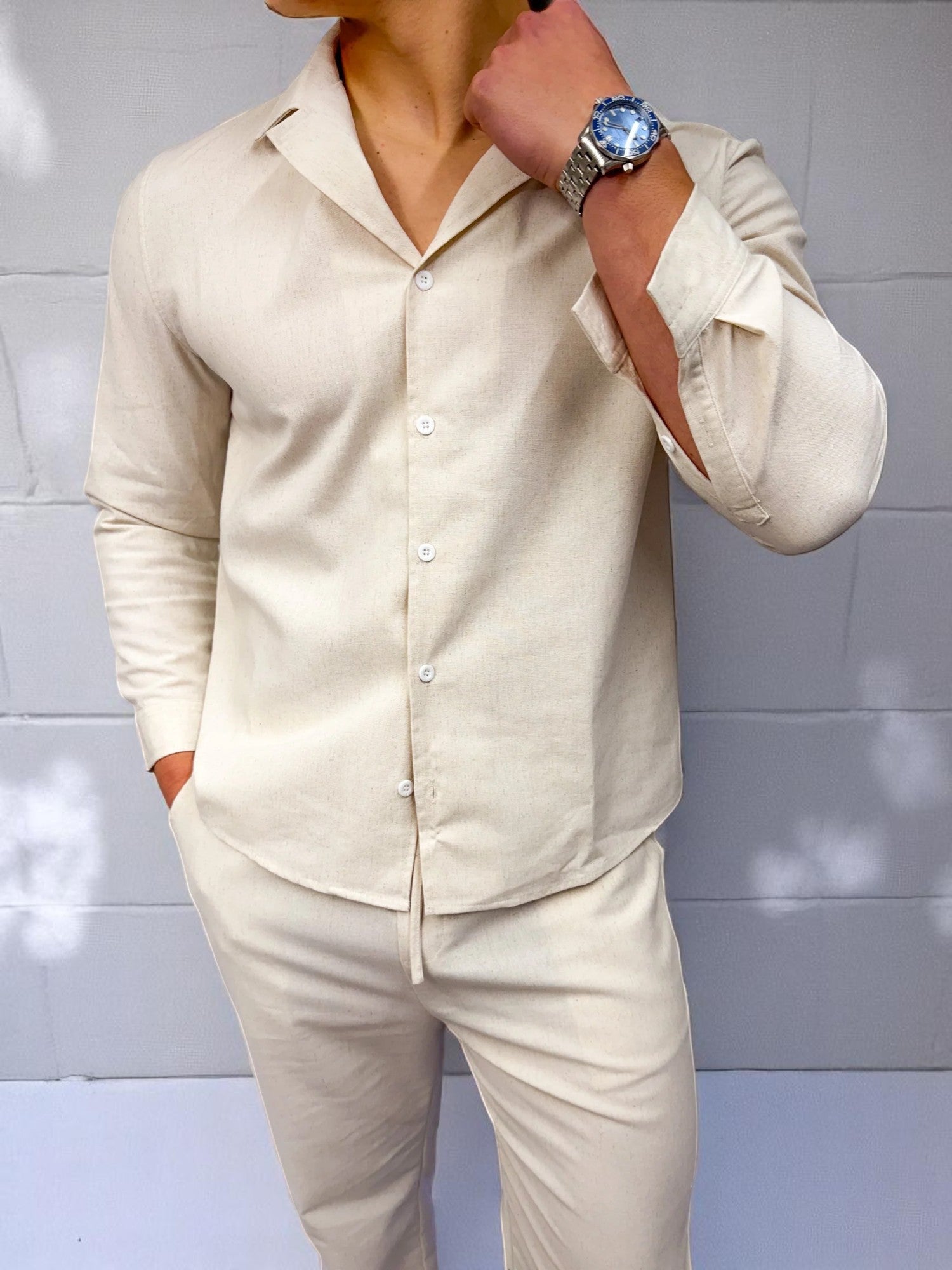 Keten Gömlek - Yulaf