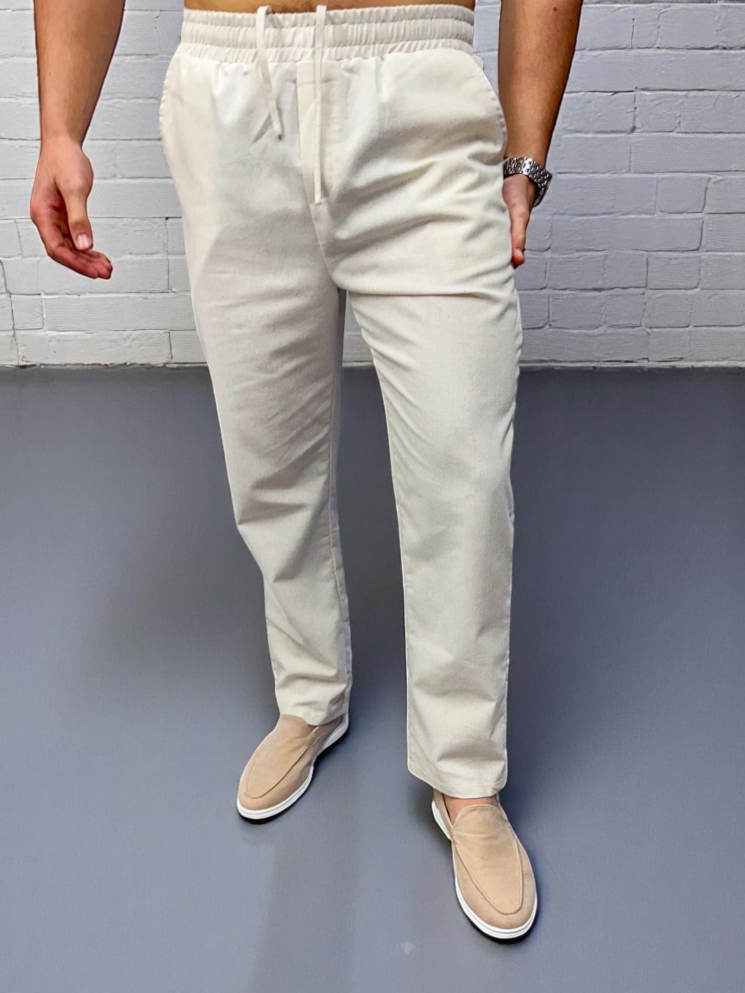 Keten Pantolon - Yulaf