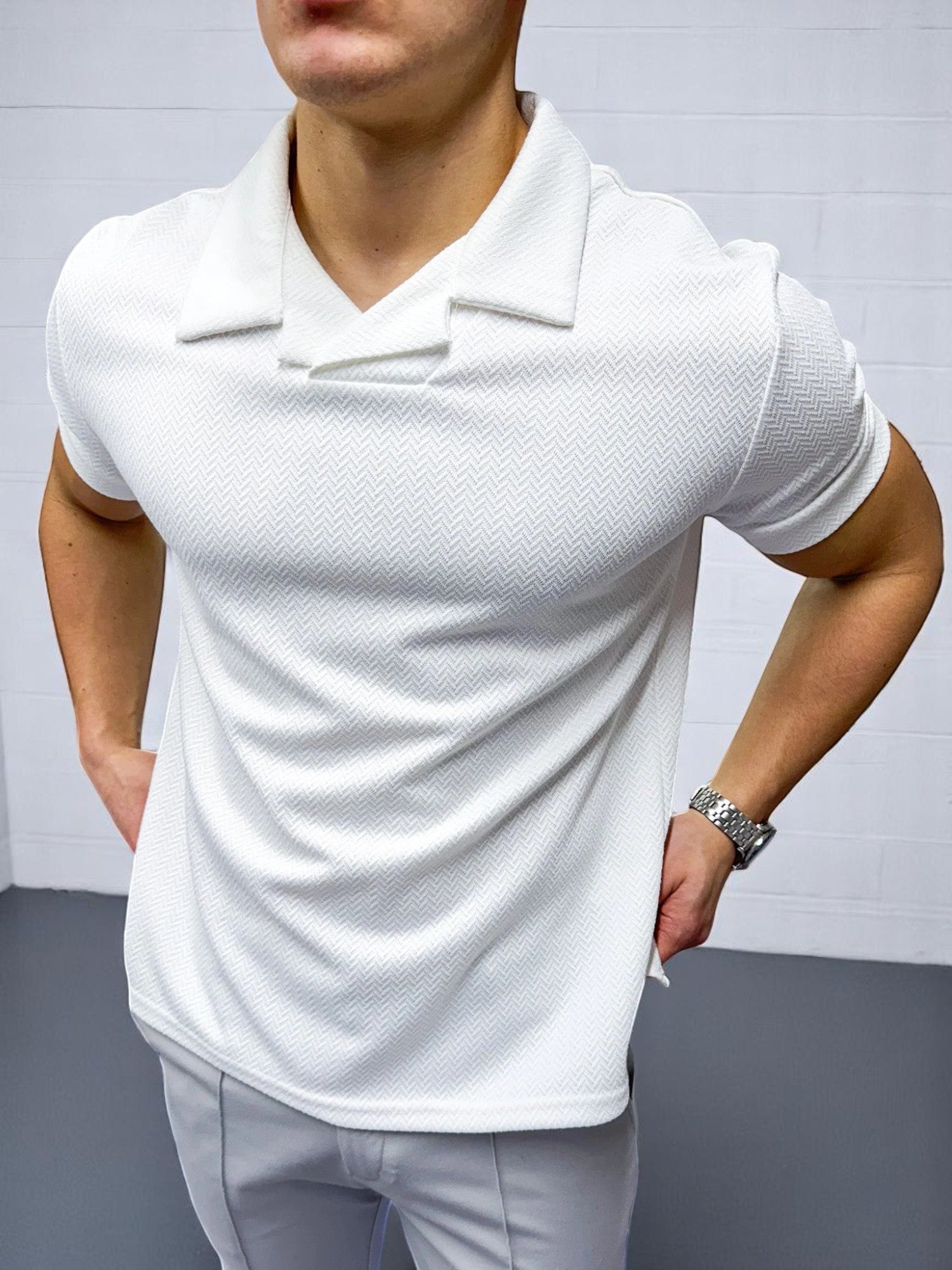 Cartel Polo Tişört - Beyaz