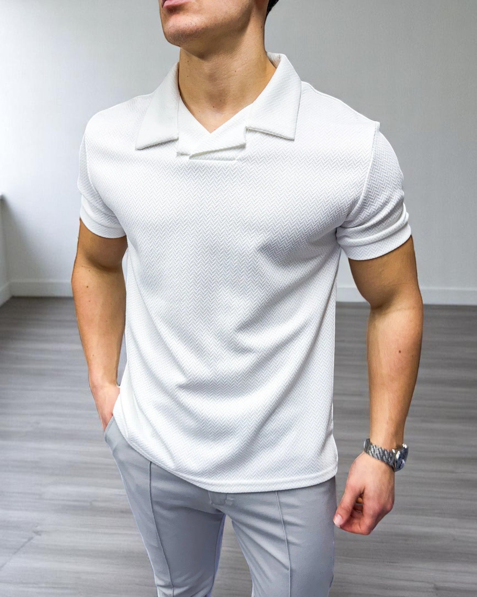 Cartel Polo Tişört - Beyaz