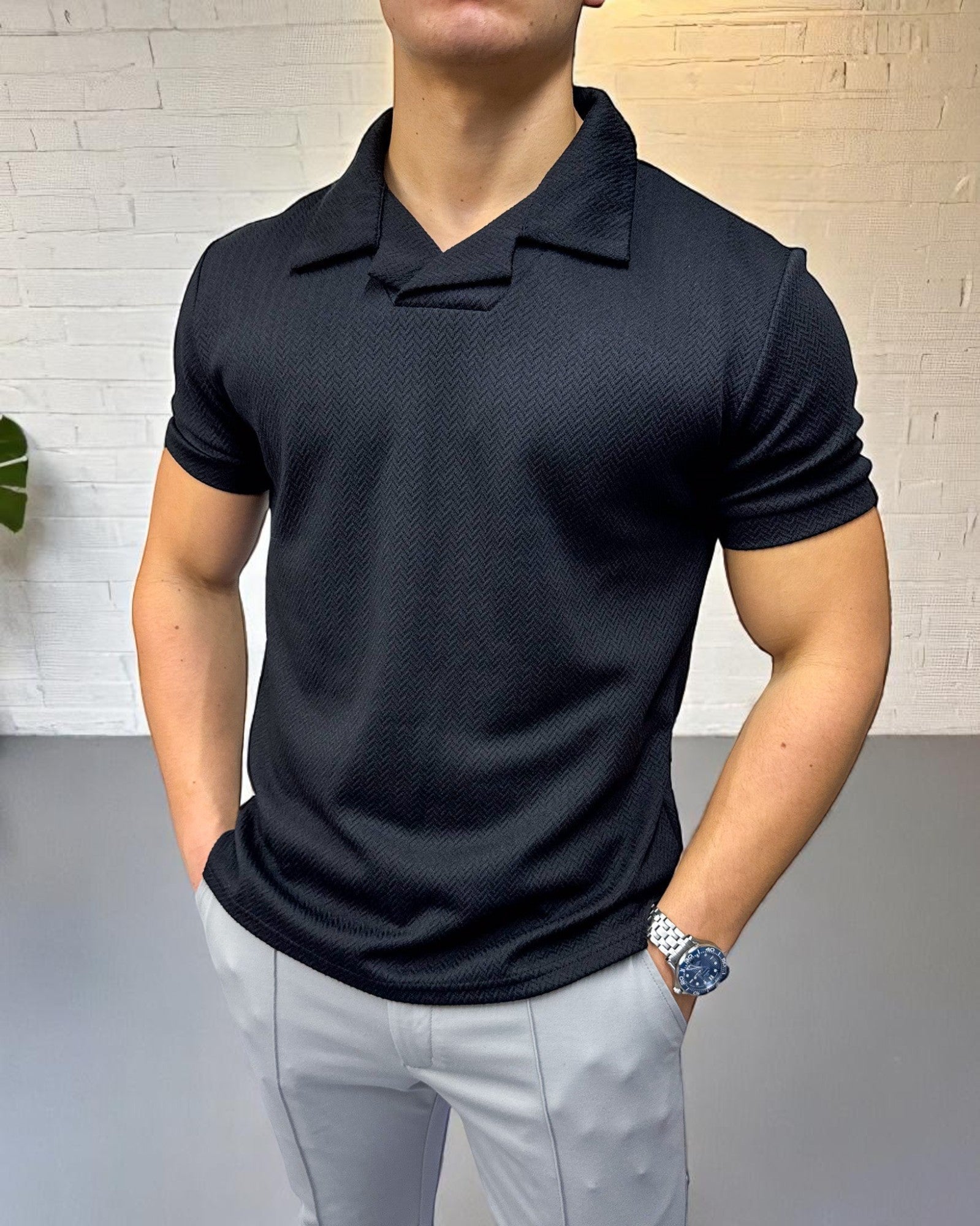 Cartel Polo Tişört - Siyah